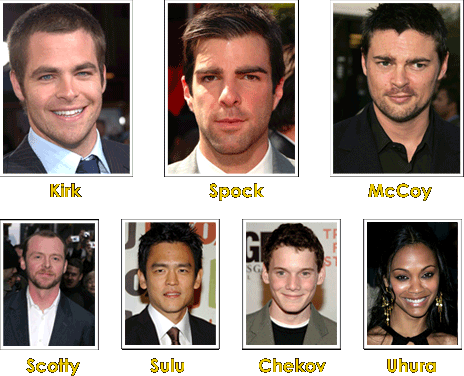 Complete Star Trek Cast 2008